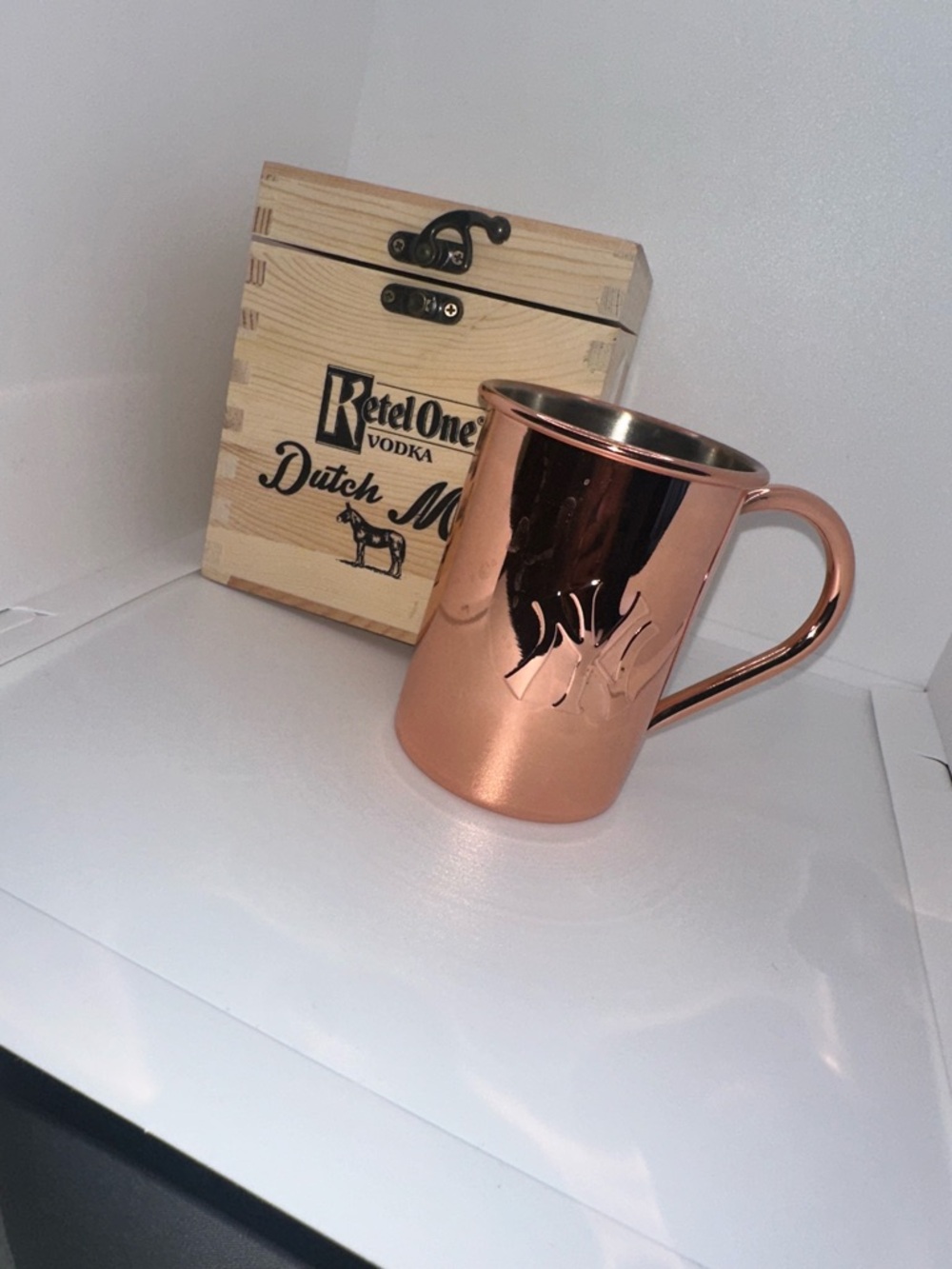 Copper Moscow Mule Mug - Copper Finish 3 cups with box